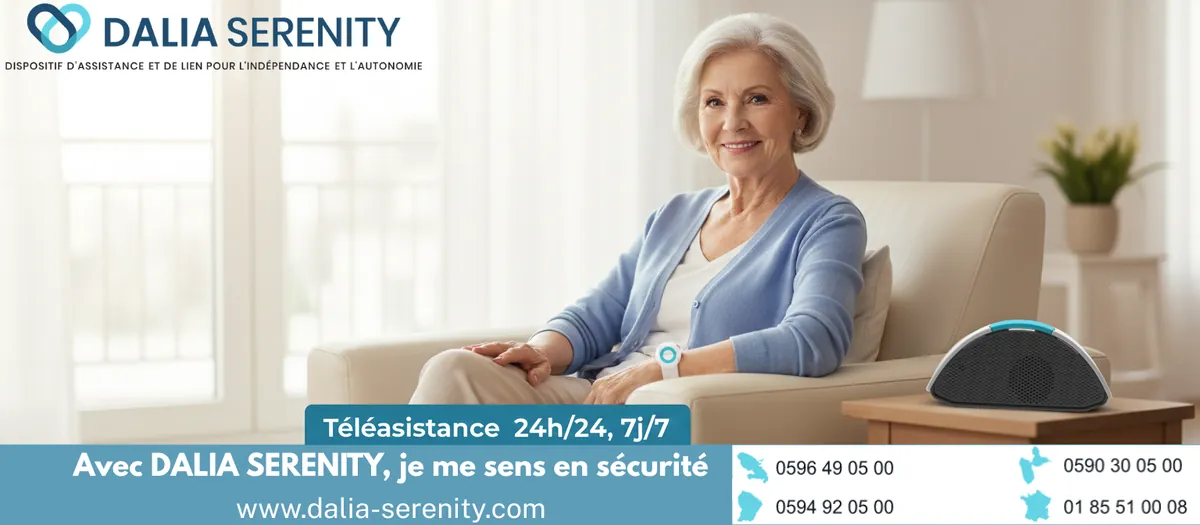 Senior actif et serein avec Dalia Serenity